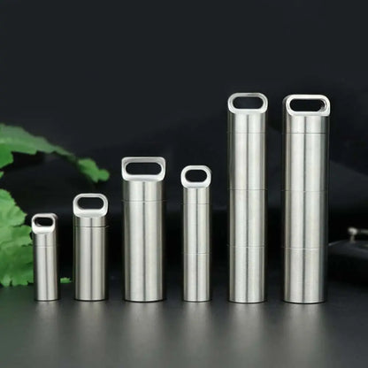 Portable Pill Storage Keychain