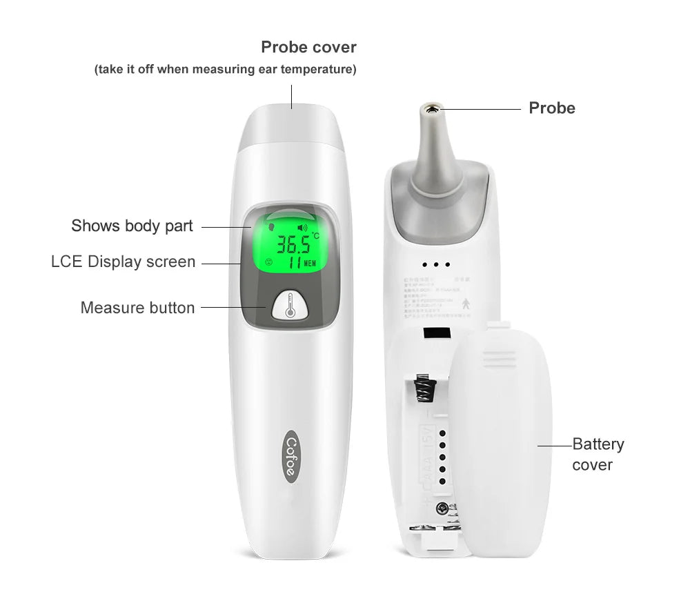 2-in-1 Digital Thermometer