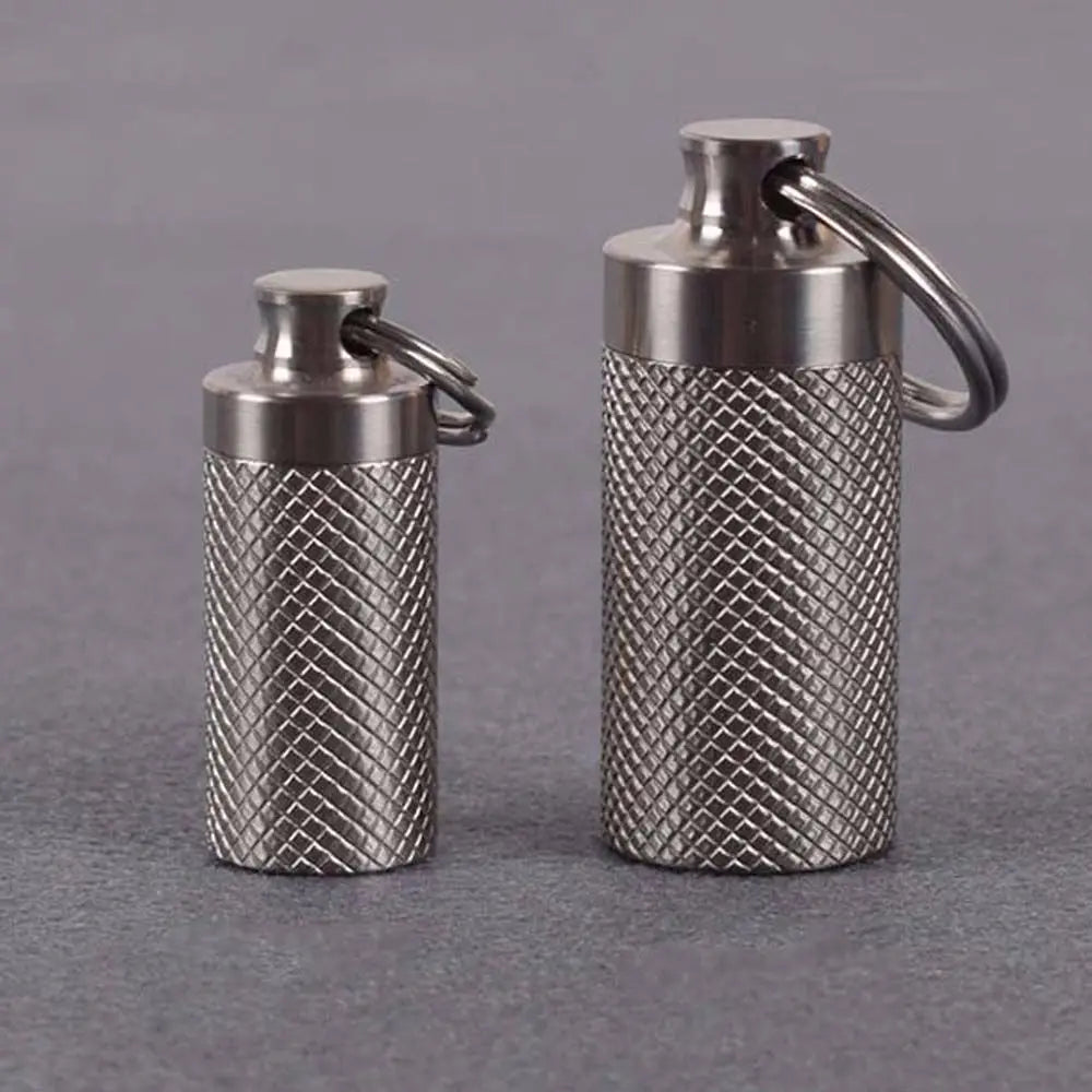 Portable Pill Storage Keychain