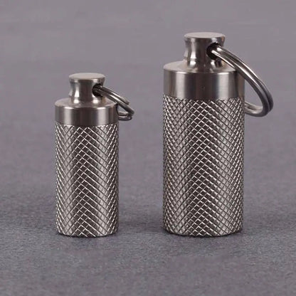 Portable Pill Storage Keychain