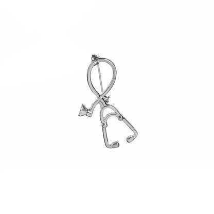 Colorful Nurse Stethoscope Brooch Pin