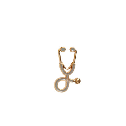 Colorful Nurse Stethoscope Brooch Pin