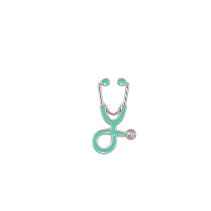 Colorful Nurse Stethoscope Brooch Pin
