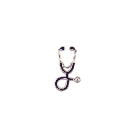 Colorful Nurse Stethoscope Brooch Pin