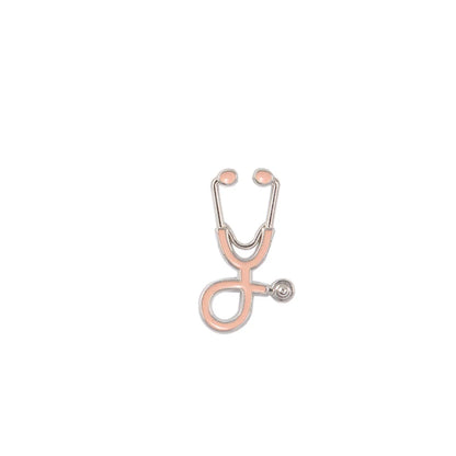 Colorful Nurse Stethoscope Brooch Pin