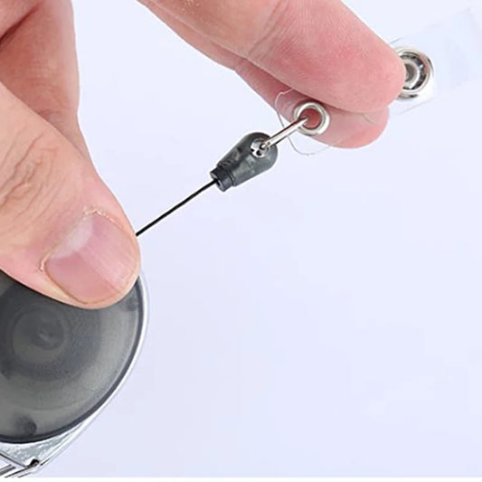 Retractable Badge Reel Keychain