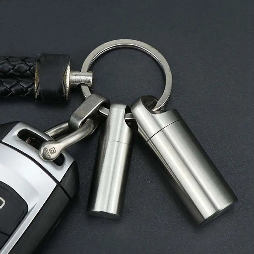 Portable Pill Storage Keychain