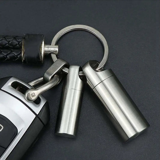 Portable Pill Storage Keychain