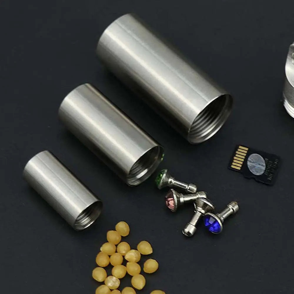 Portable Pill Storage Keychain