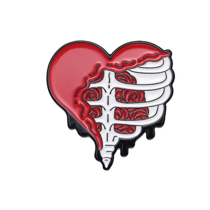 Medical Organ Enamel Brooch Set