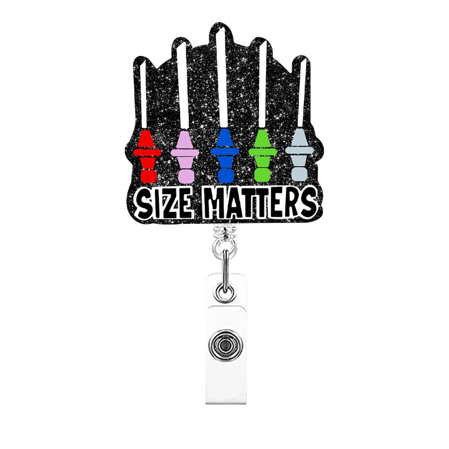 Glitter Medical Badge Reel Holder