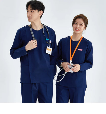 Zipper Nurse Scrub Set