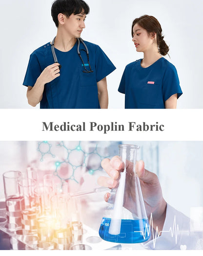 Zipper Nurse Scrub Set