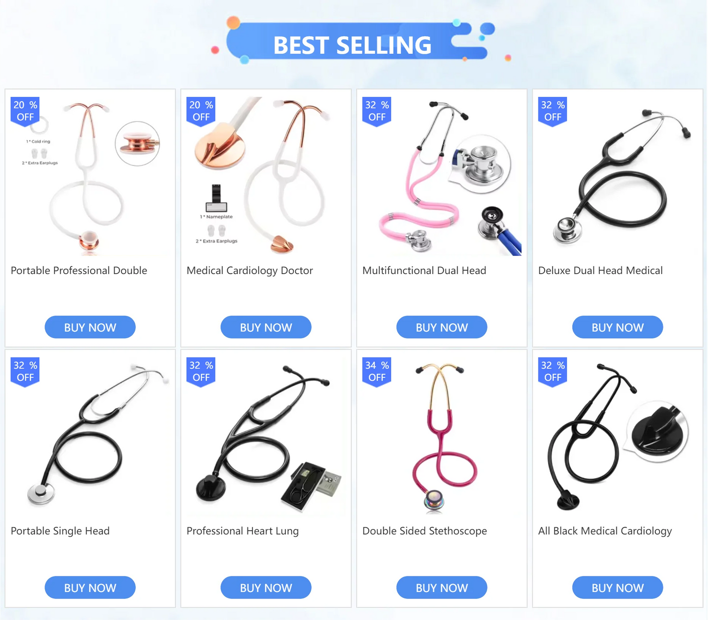 Dual Head Stethoscope