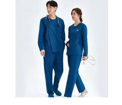 Zipper Nurse Scrub Set