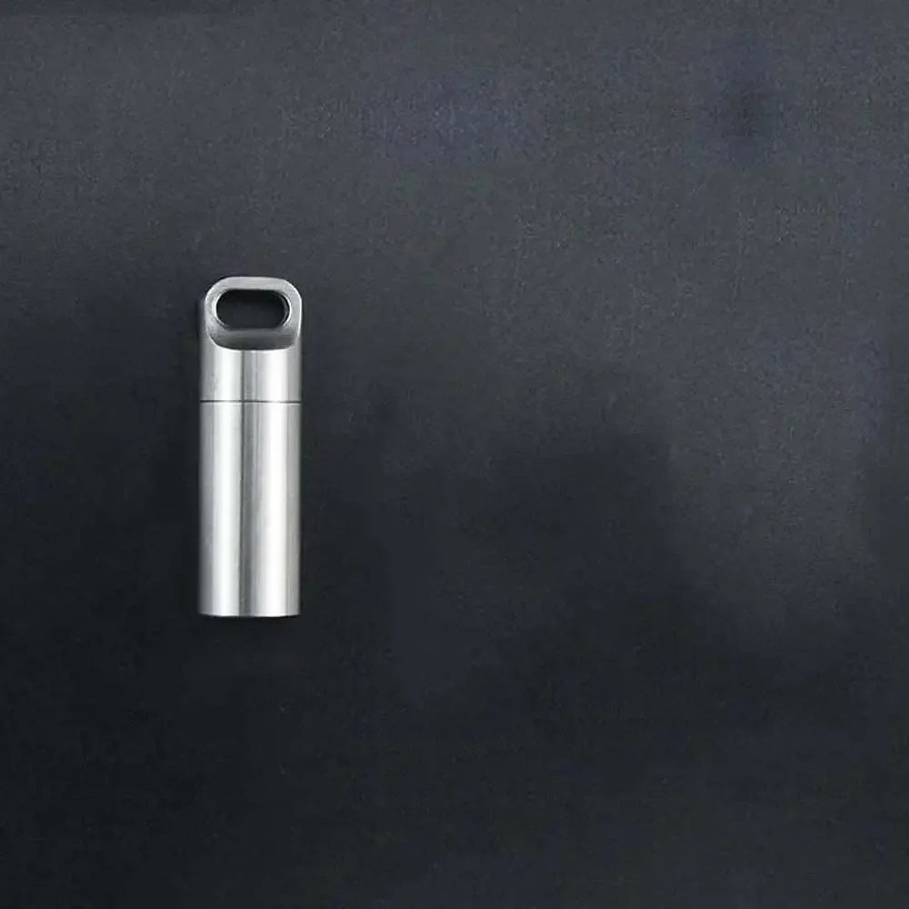Portable Pill Storage Keychain