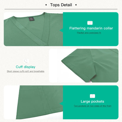 Quick-Dry Medical Scrubs Set Professional