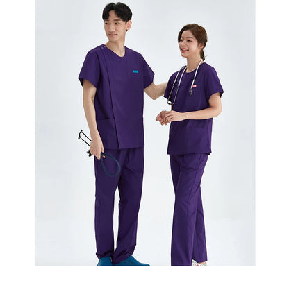 Zipper Nurse Scrub Set
