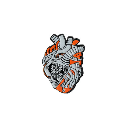 Medical Organ Enamel Brooch Set