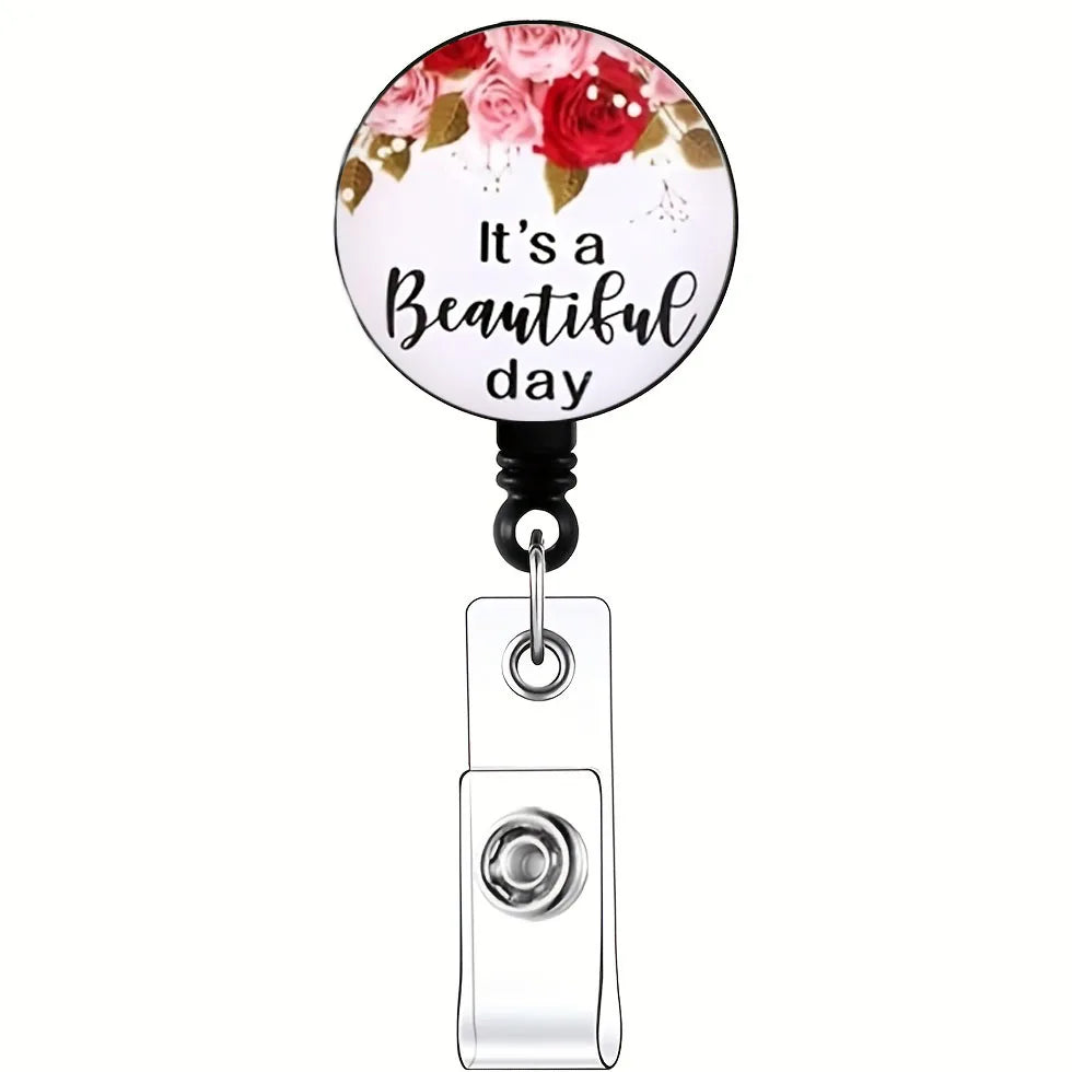 Cute Nurse Badge Reel