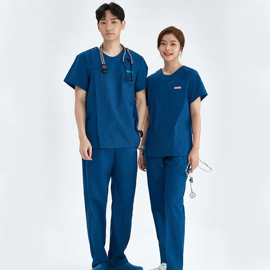 Zipper Nurse Scrub Set