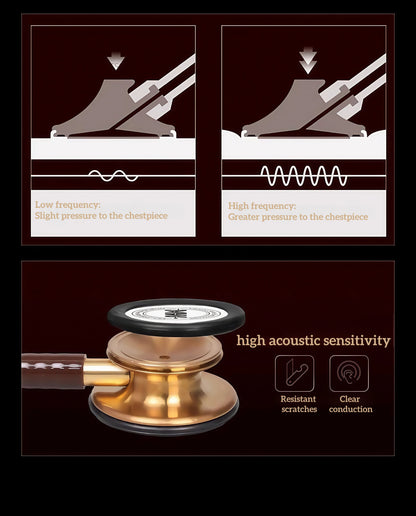 Professional Double-Sided Cardiology Stethoscope