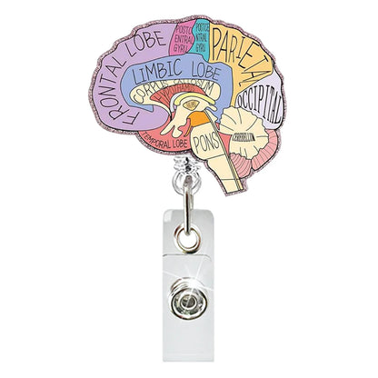 Glitter Medical Badge Reel Holder