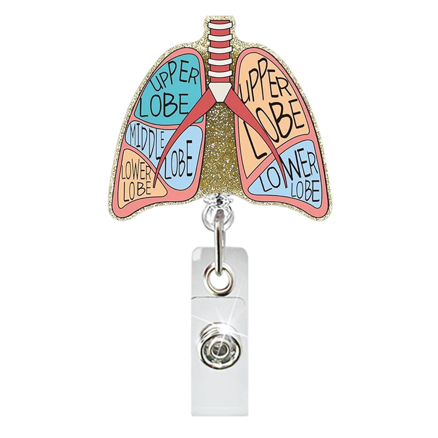 Glitter Medical Badge Reel Holder