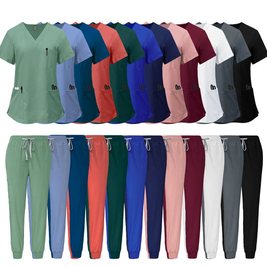 Quick-Dry Medical Scrubs Set Professional