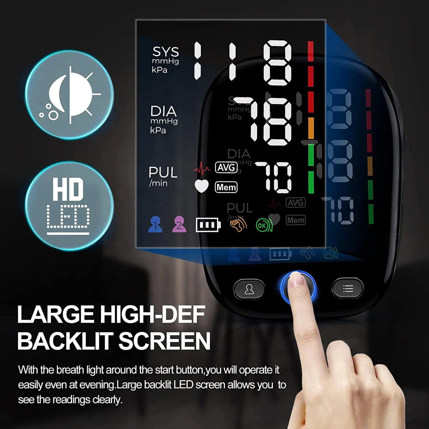 Automatic Upper Arm BP Monitor