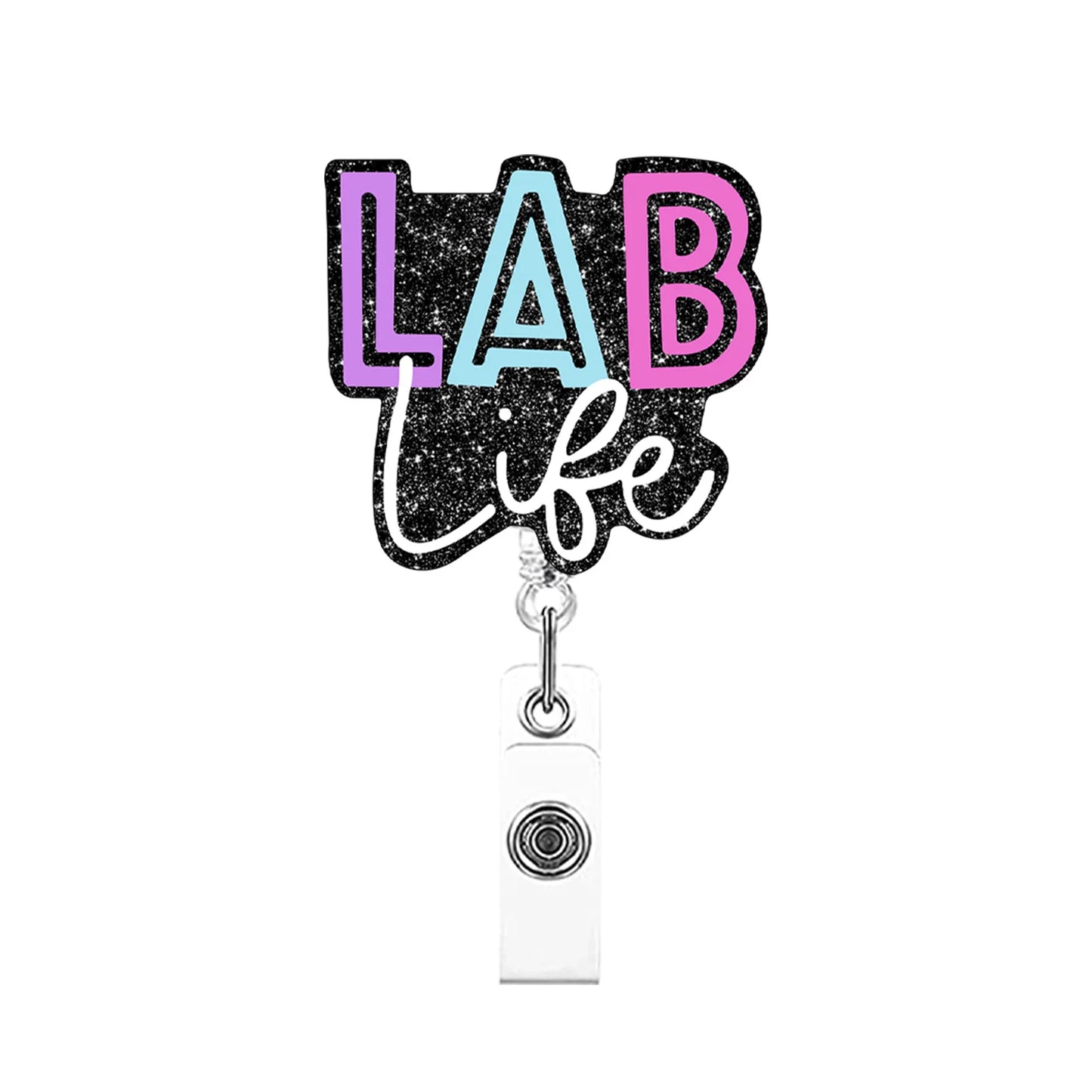 Glitter Medical Badge Reel Holder