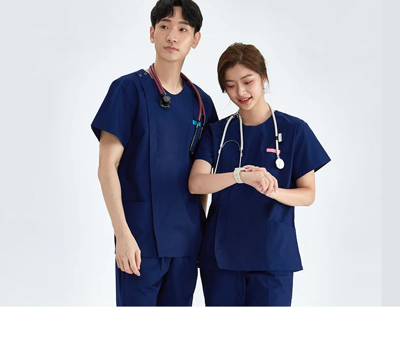 Zipper Nurse Scrub Set