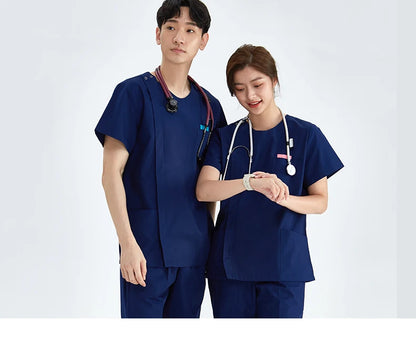 Zipper Nurse Scrub Set