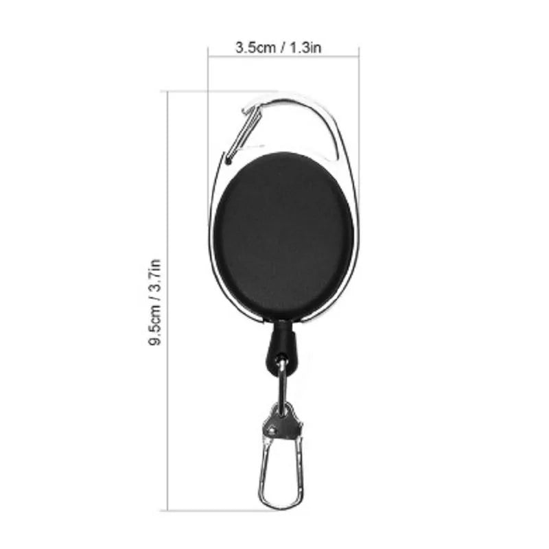 Retractable Badge Reel Keychain
