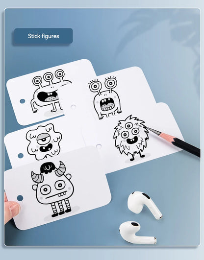 Kraft Paper Flashcard Notebook