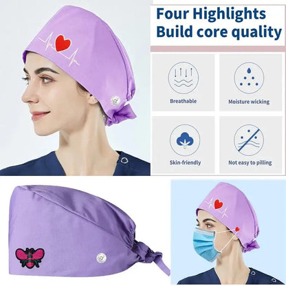 Unisex Medical Scrub Cap