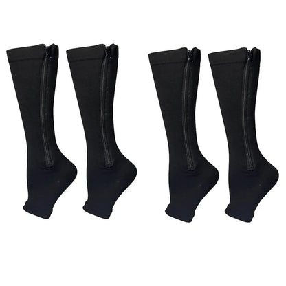 Zipper Compression Support Socks