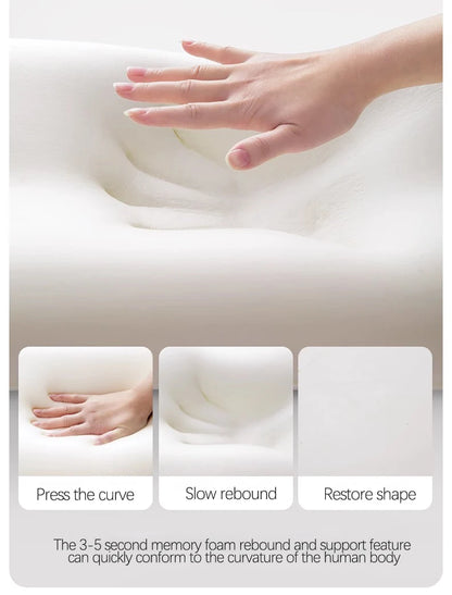 Ergonomic Memory Foam Support Pillow