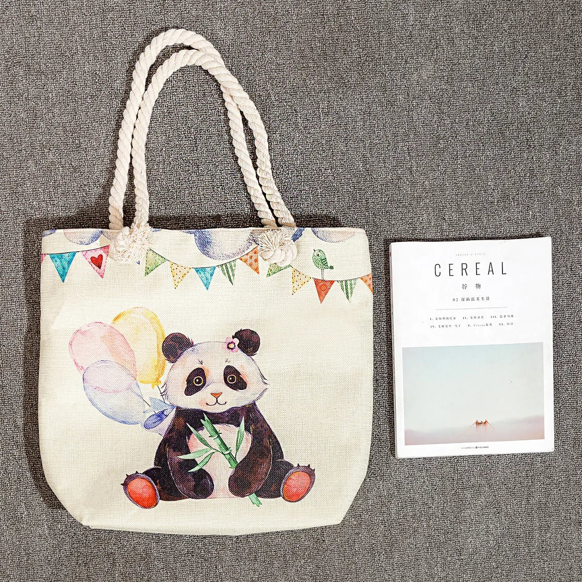 Printed Nurse Canvas Tote Bag