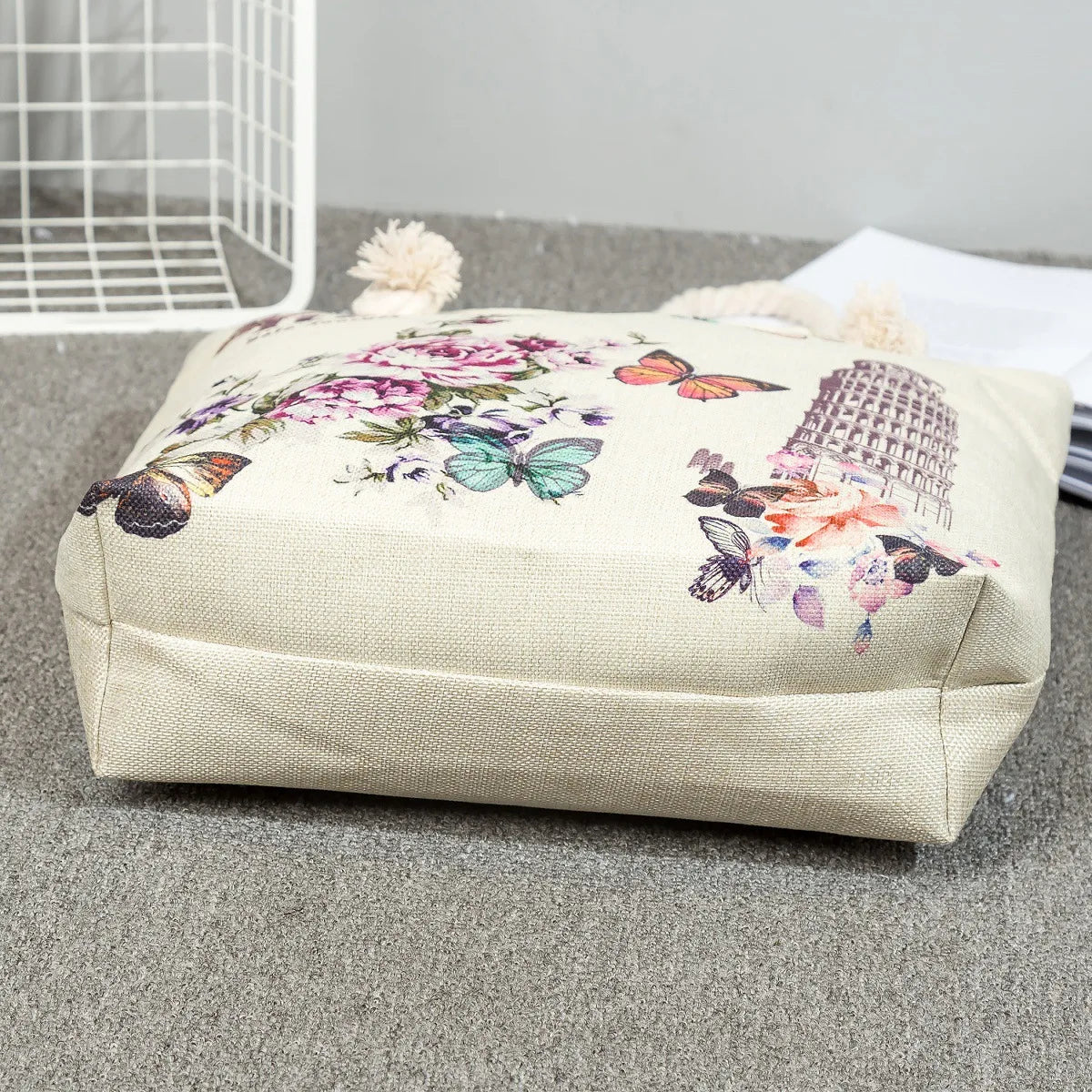 Printed Nurse Canvas Tote Bag