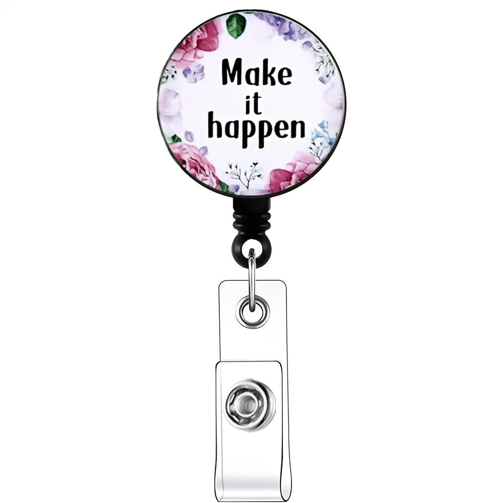 Cute Nurse Badge Reel