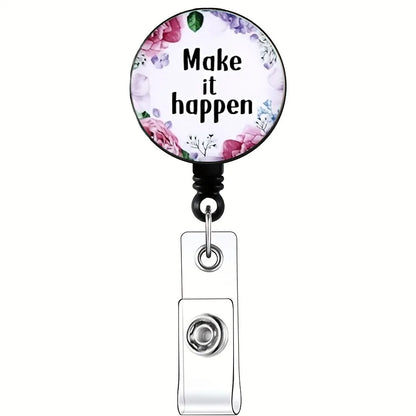 Cute Nurse Badge Reel