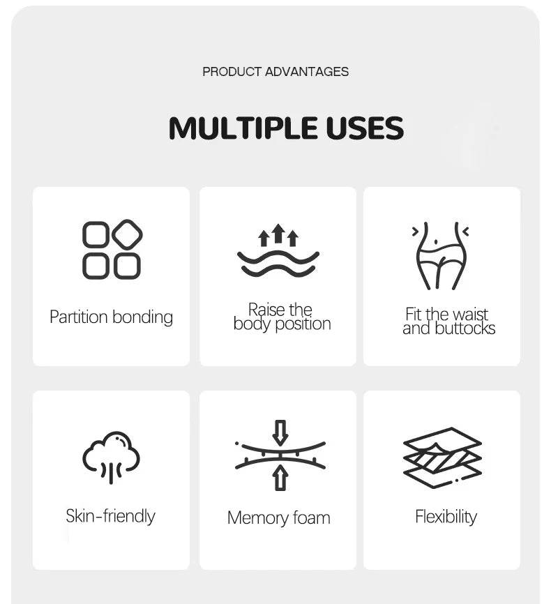 Ergonomic Memory Foam Support Pillow