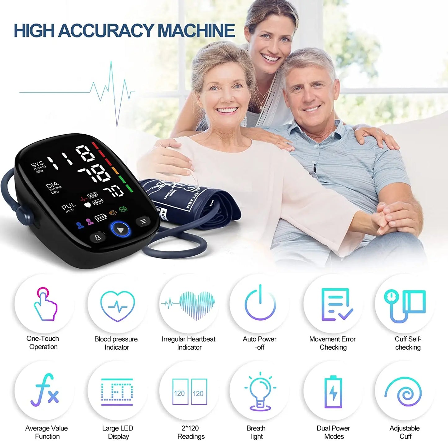 Automatic Upper Arm BP Monitor