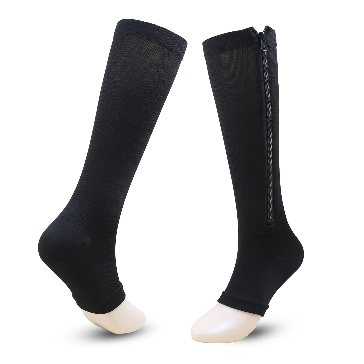 Zipper Compression Support Socks