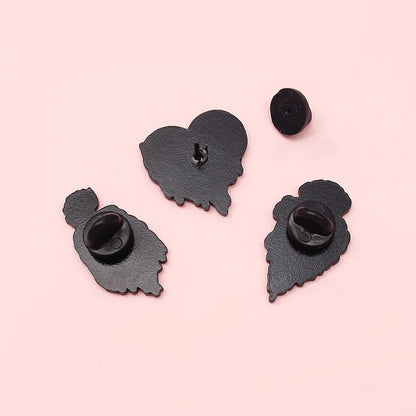 Medical Organ Enamel Brooch Set