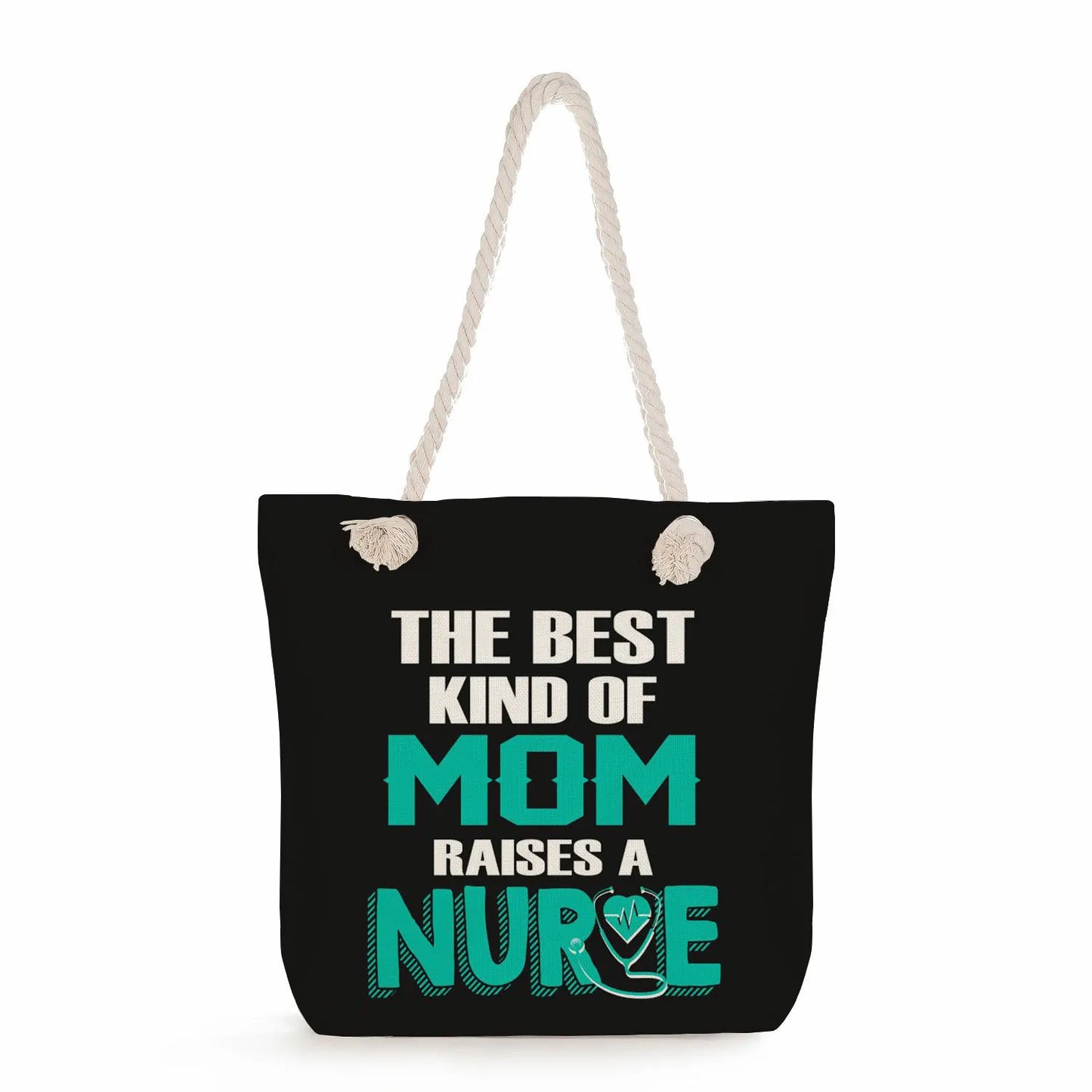 Printed Nurse Canvas Tote Bag