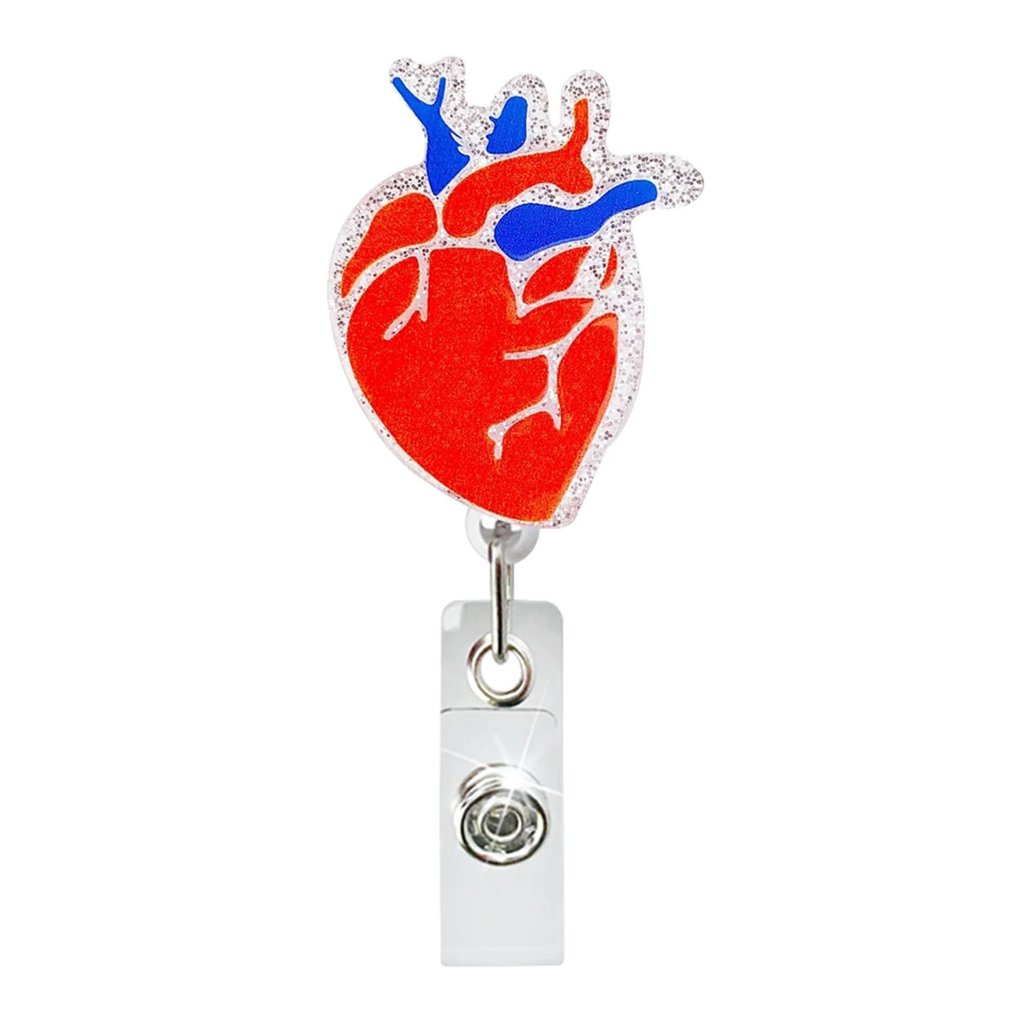 Glitter Medical Badge Reel Holder