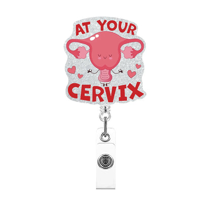 Glitter Medical Badge Reel Holder