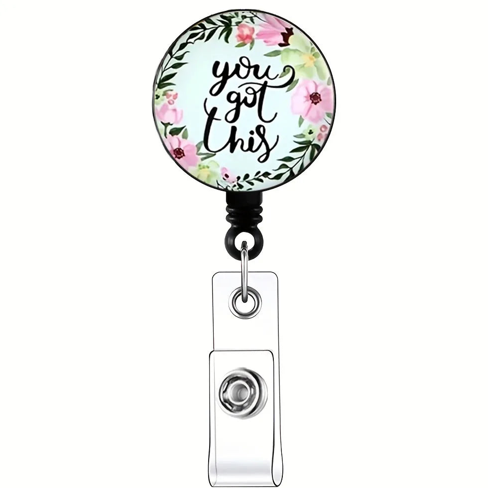 Cute Nurse Badge Reel